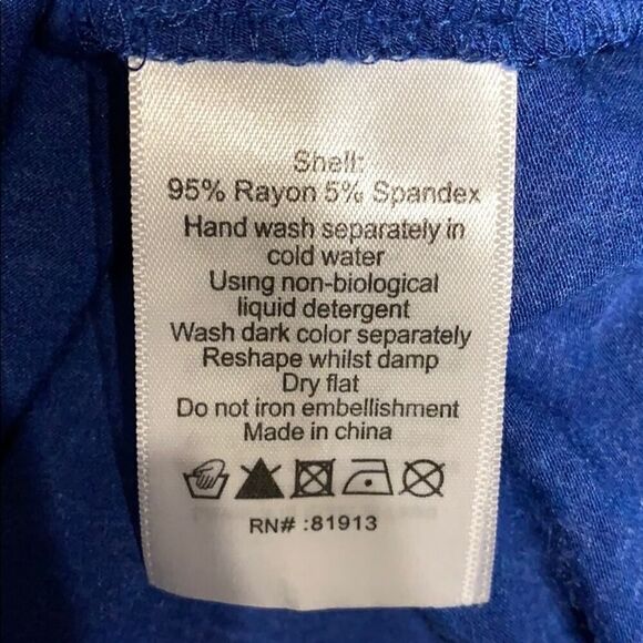 Plenty By Tracy Reese Space-dyed Blue Midi Dress - Picture 7 of 7